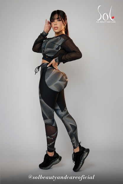Set Anticelulítico Elite (Dimensión) - Negro/Gris
