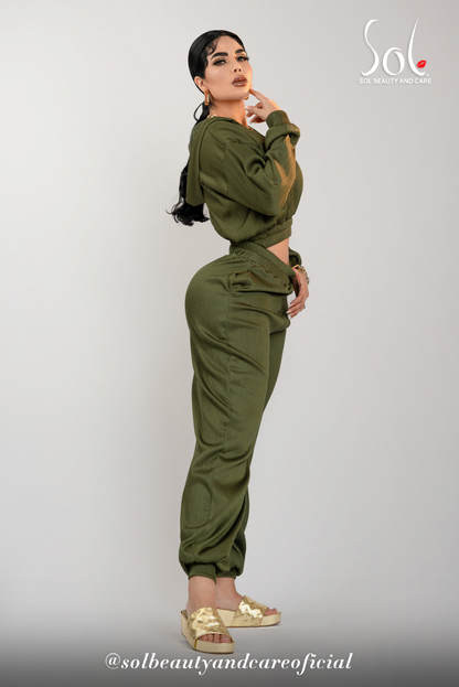 Set de Jogger Snoly - Olivo