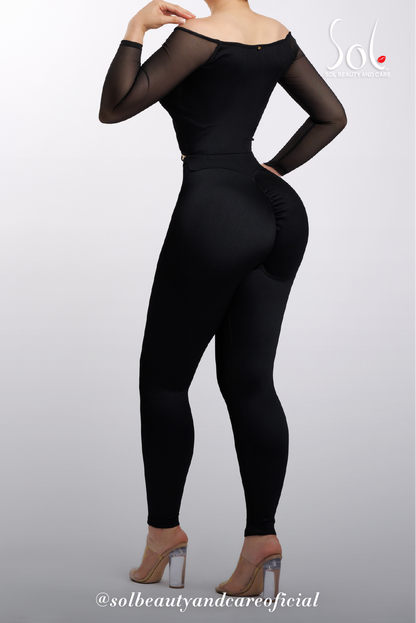 Jumpsuit Anticelulítico Royalty - Negro