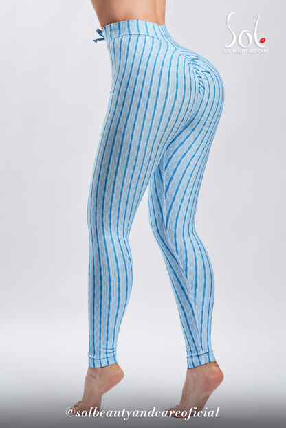Faja Leggings Anticelulítico Venecia Azul Claro